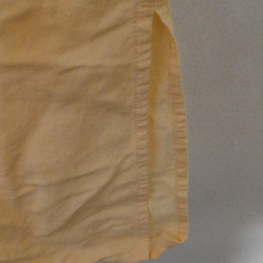 Yellow Drawstring Capri Pants - Picture 5 of 8